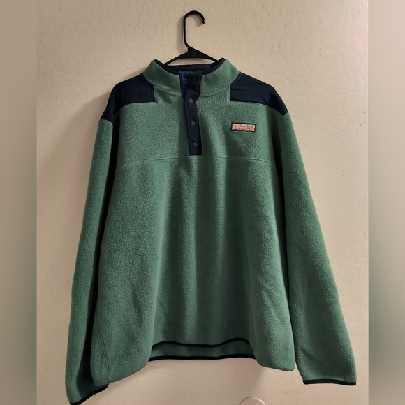 Vineyard Vines The Shep Shirt Pullover Fleece Sweatshirt JacketXXL Pre-owned
